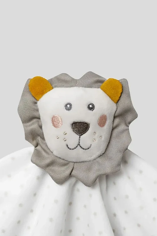 Couette en peluche douce pour bébé, tête de lion