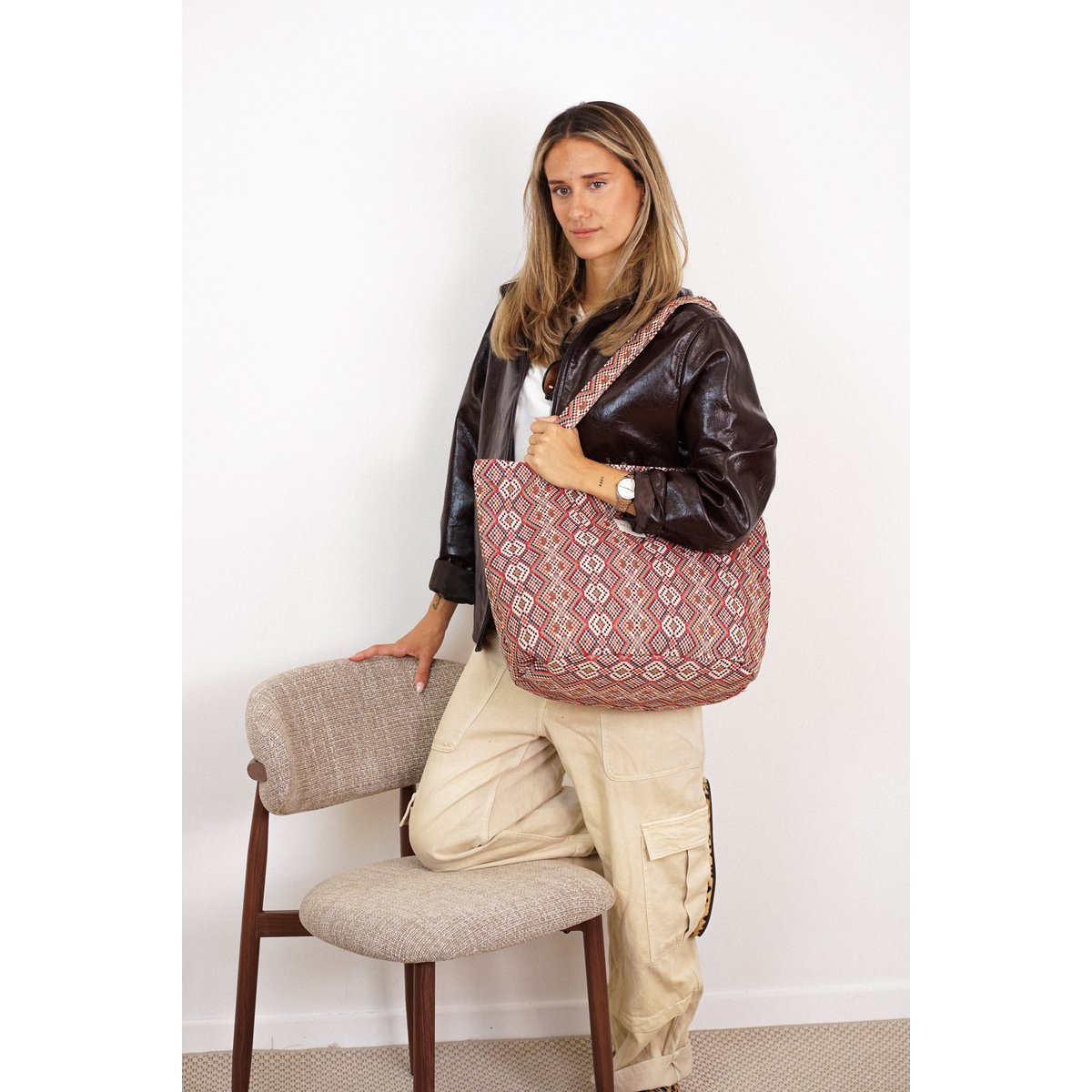 Large Shopper with zipper OTTO