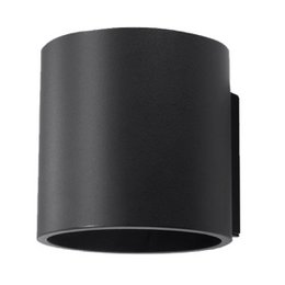 ORBIS 1 schwarze Wandleuchte