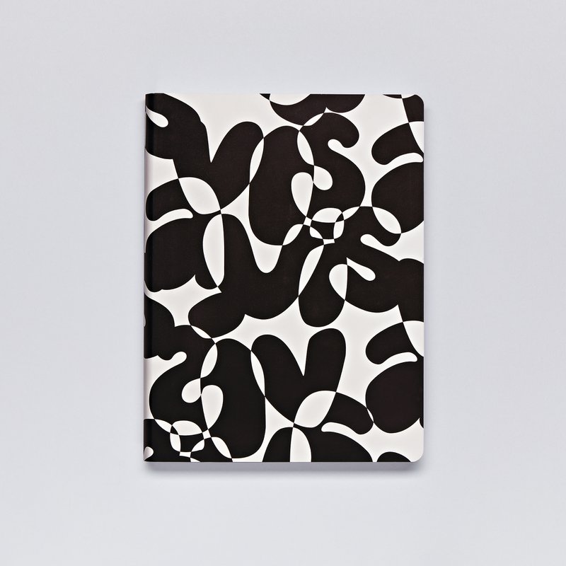 Vis-à-Vis - Graphique L | Carnet A5+ | Journal pointillé | Points de 3,5 mm | 256 pages numérotées | Papier Premium 120g | cuir recyclé | produit de manière durable en Allemagne