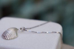 Sølv skalhalskæde, forgyldte sterlingsølvsmykker, gave til hende, fødselsdagsgave til kvinder, håndlavede smykker, Boho Fashion