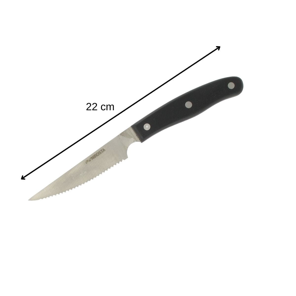 Set of 4 steak knives 22 cm Nirosta Fit