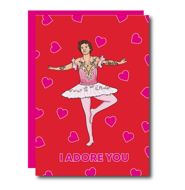 I Adore You Valentines Day Card