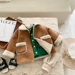 Giacca in pelle di agnello per bambini Annie & Charles®