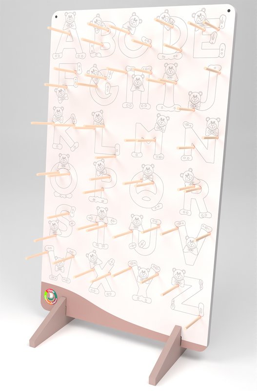 SET OF 175 ASSORTED BEAR LETTERS