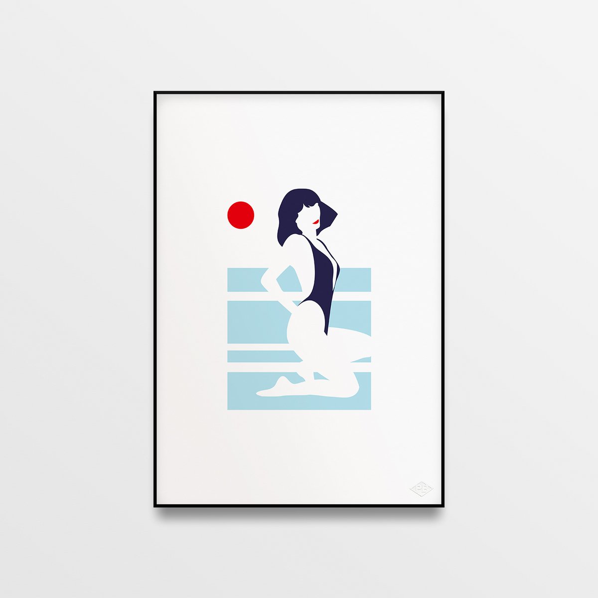 Poster "Bikini Hour" - A4 & 30x40cm - Art print