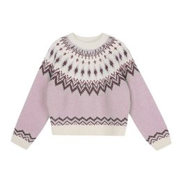 Nowy damski sweter w stylu młodszego college'u