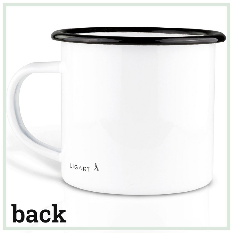 Enamel cup – Malwina