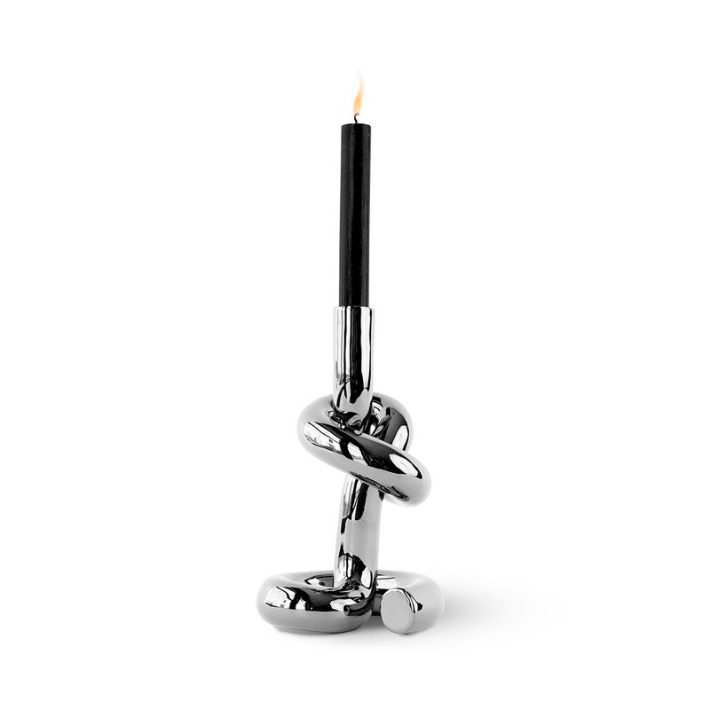KNOTTED CANDLEHOLDER