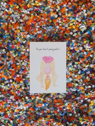 Postkarte - ein Jahr näher am Oma-Höschen