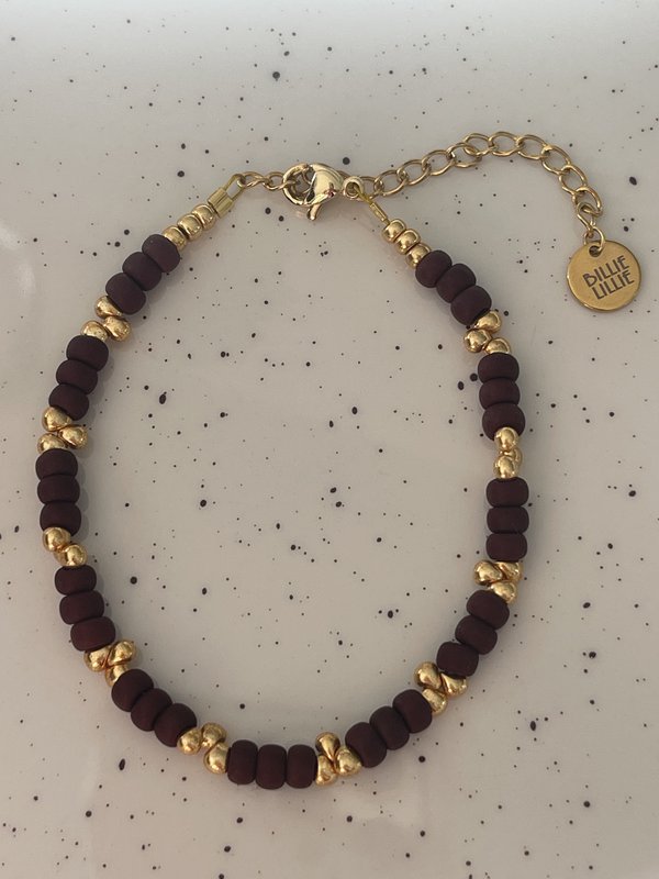 Bracelet drop brown