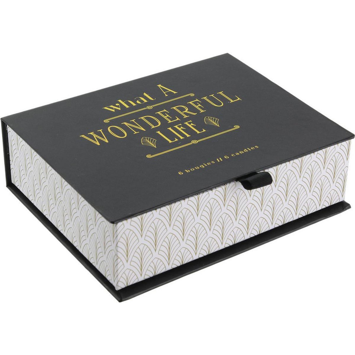 Cadeaubox met 6 Geurkaarsen - Luxe Kaarsen set voor Ontspanning en Sfeer - Luxe Zwarte Geurkaarsen Cadeauset - Zes-delige Kaarsenset - Geschenkset - Cadeau Geschenk - Cadeaupakket - Zwart
