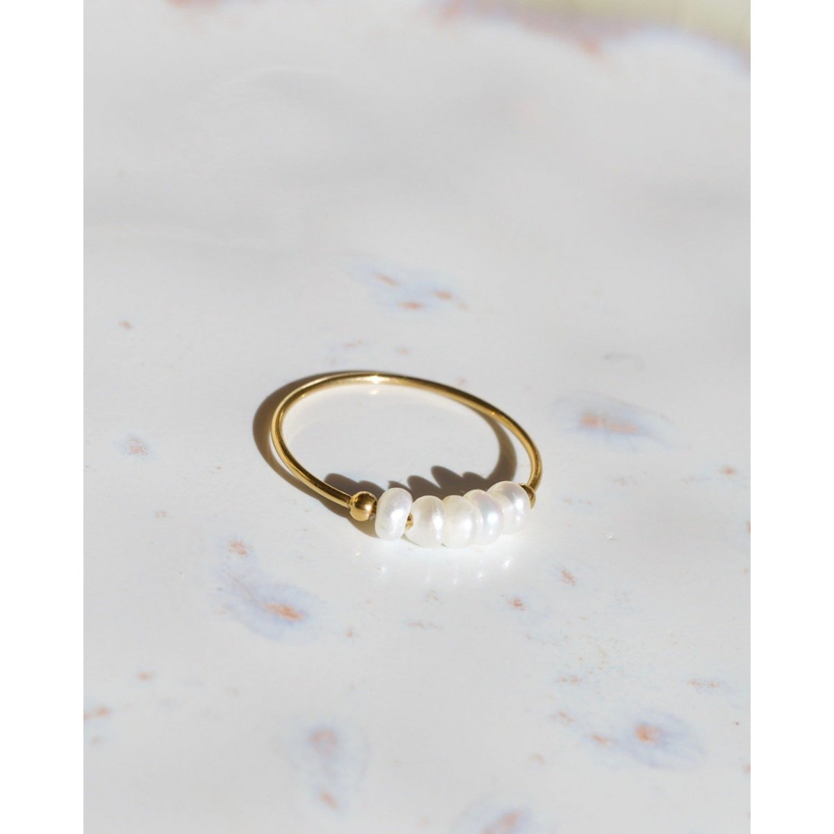 Gurk - Pearl Ring Gold