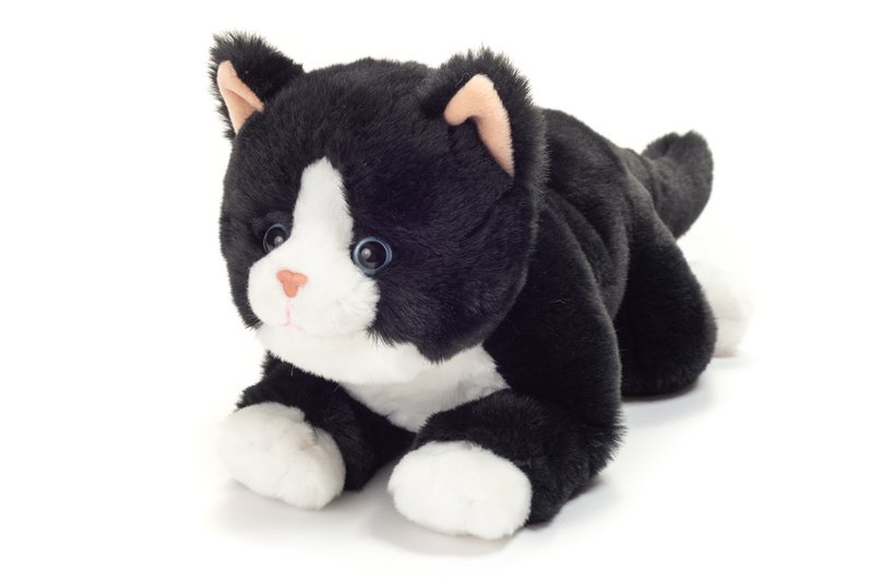 Dangling cat black 30 cm - soft toy - soft toy