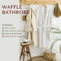 Trimita peignoir en coton Soft Waffle