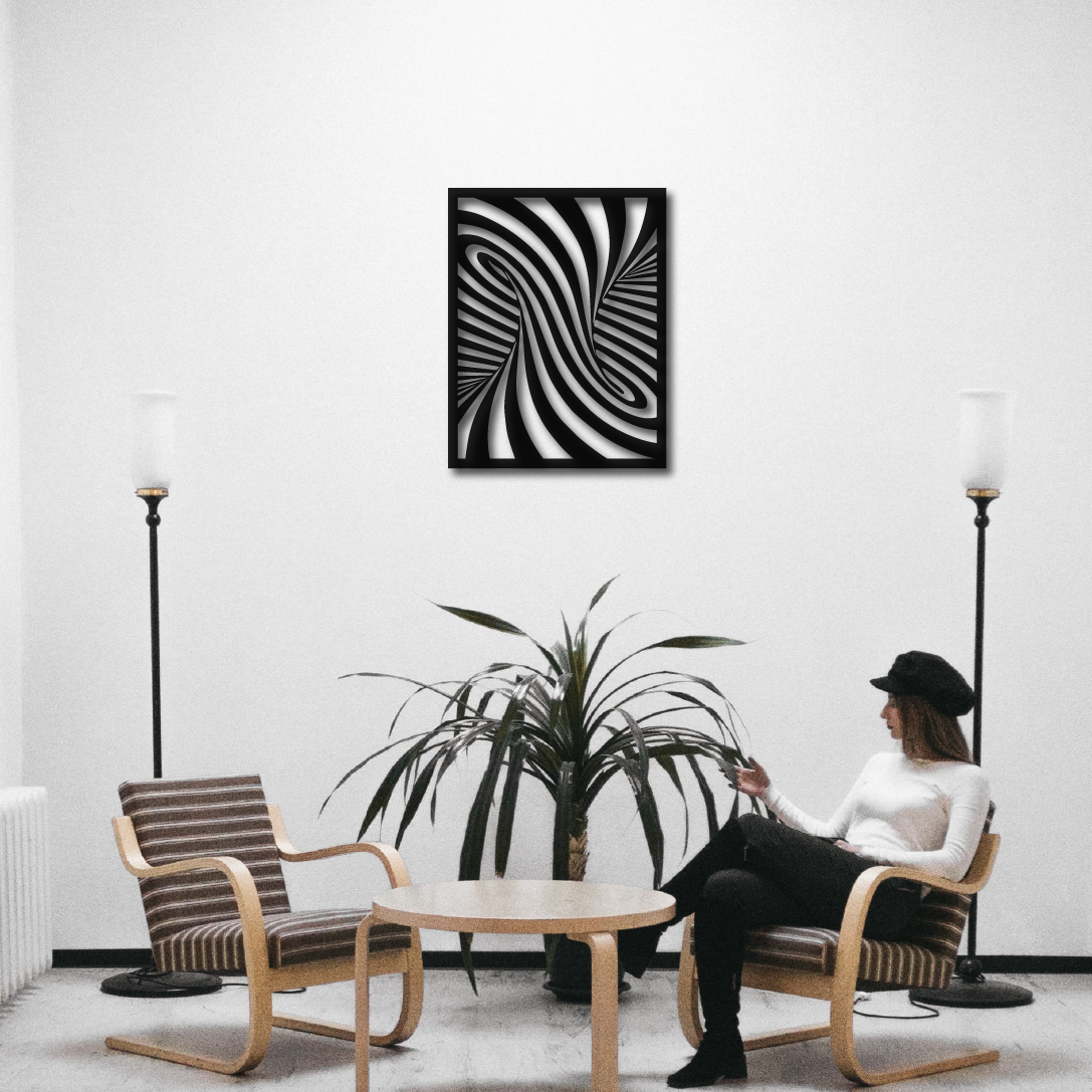Déco Murale Métal Zèbre Par Jacques