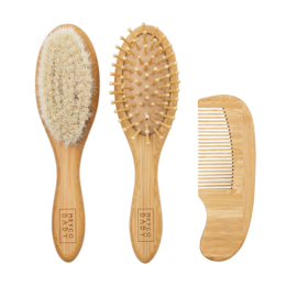 Bamboo hairdressing set 3-piece Natural