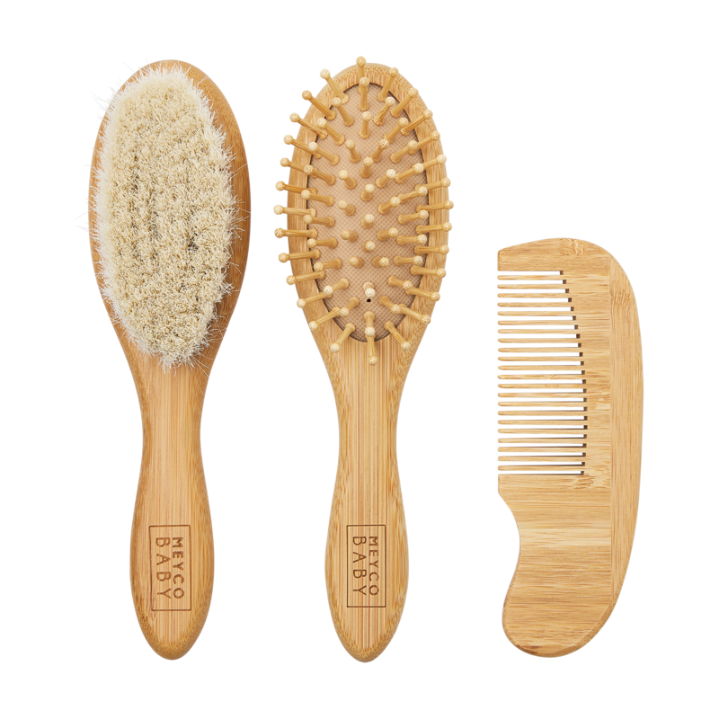 Bamboo hairdressing set 3-piece Natural