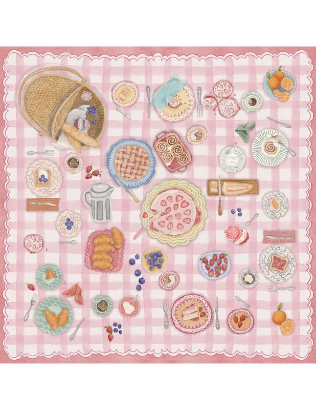 Strawberry House Spuugdoekjes – Set van 2