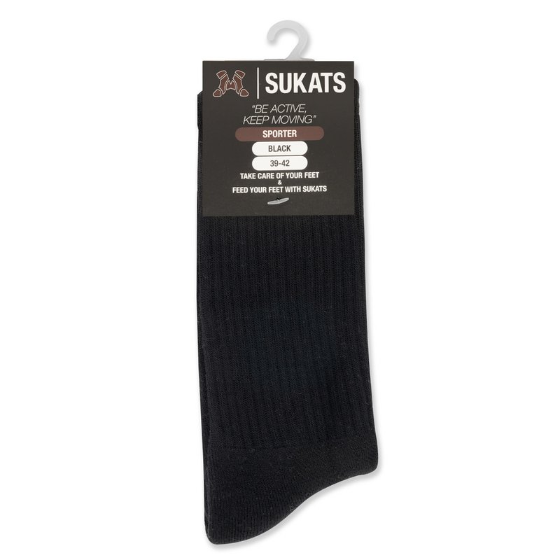 Sukats® 6 pares de calcetines deportivos | El atleta | Calcetines de tenis | Calcetines para correr | Sin costuras | Blanco o negro | Múltiples tamaños