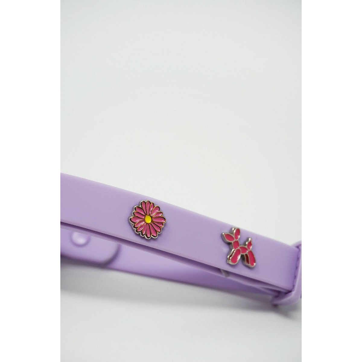 Flower dog collar pendant