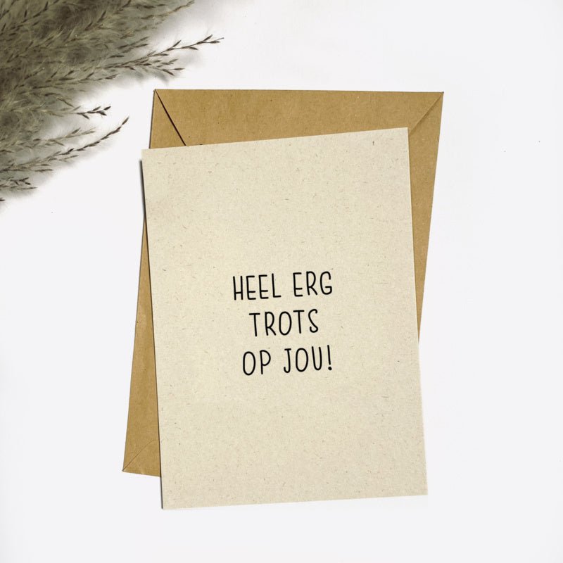 Postcard - Very proud of you!