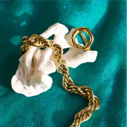 Esmeralda - 8mm Twist Bracelet Gold