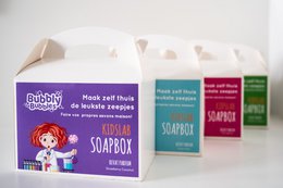 BubblyBubbles® - KidsLab Sæbekasse - Startsæt komplet