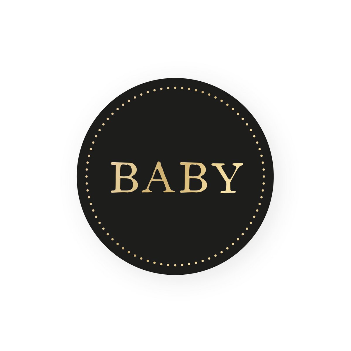 Stickers Baby | Gold foil