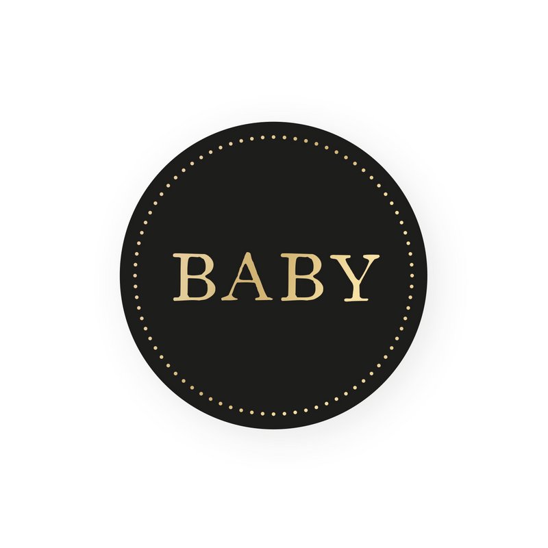 Stickers Baby | Gold foil