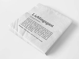 Napkin "Favorite Guest" Definition