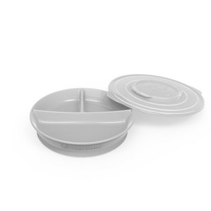 Board with compartments pastel gray