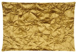 Luxurious gold crushed velvet cushion cover with a plush, textured surface and a sophisticated sheen. Suitable for adding a touch of opulence to any living space.