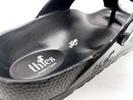 thies 1856 ® Ecofoam Thong Sandal vegan black