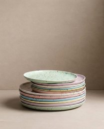 New Party Salad Plate 22cm - Mix 6 Pieces