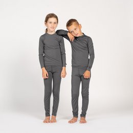 Ensemble manches longues enfant 160 Merino Perfect Grey