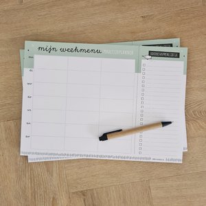 Mein wöchentliches Menü | Essensplaner A4