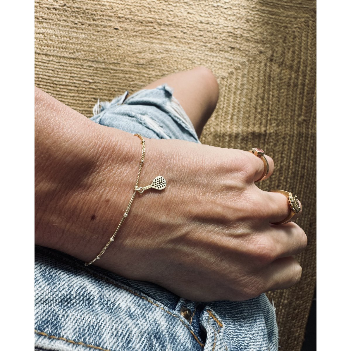 Mini-Padel Racket Bracelet