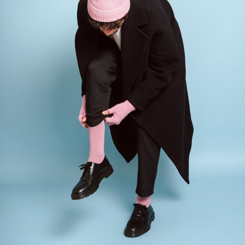 KLUE Organic solid Socks | Pink