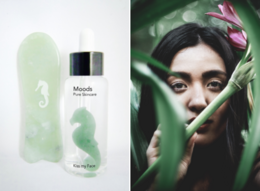 Jade Gua Sha Fishtail płaski