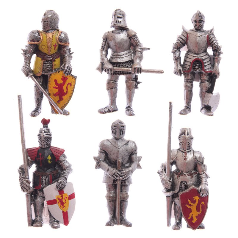 Mittelalterlicher Ritter Kühlschrankmagnet