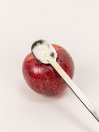 Baguette marbled black horn jam spoon