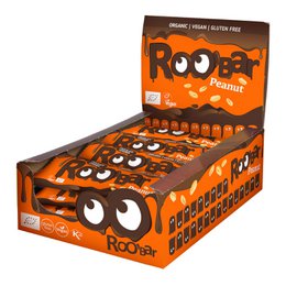 Chocolate Covered Peanut bar ,organic, Roobar, 30g