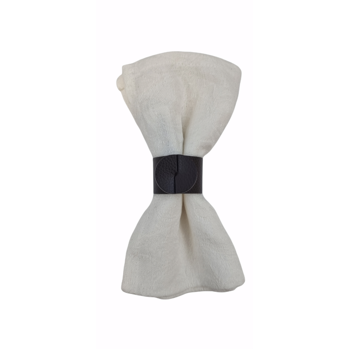 Servilletero Skinnatur | cuero reciclado | 4 cm de diámetro