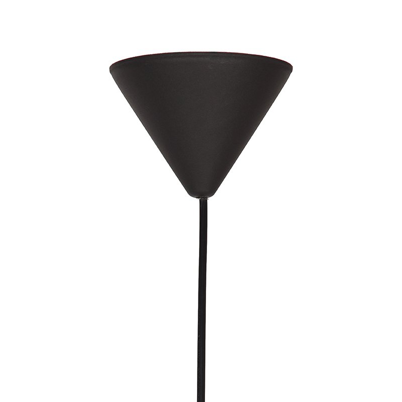 Lampada a sospensione Hazer Twist - Nero - Lino - M 30 x 30 x 30 cm