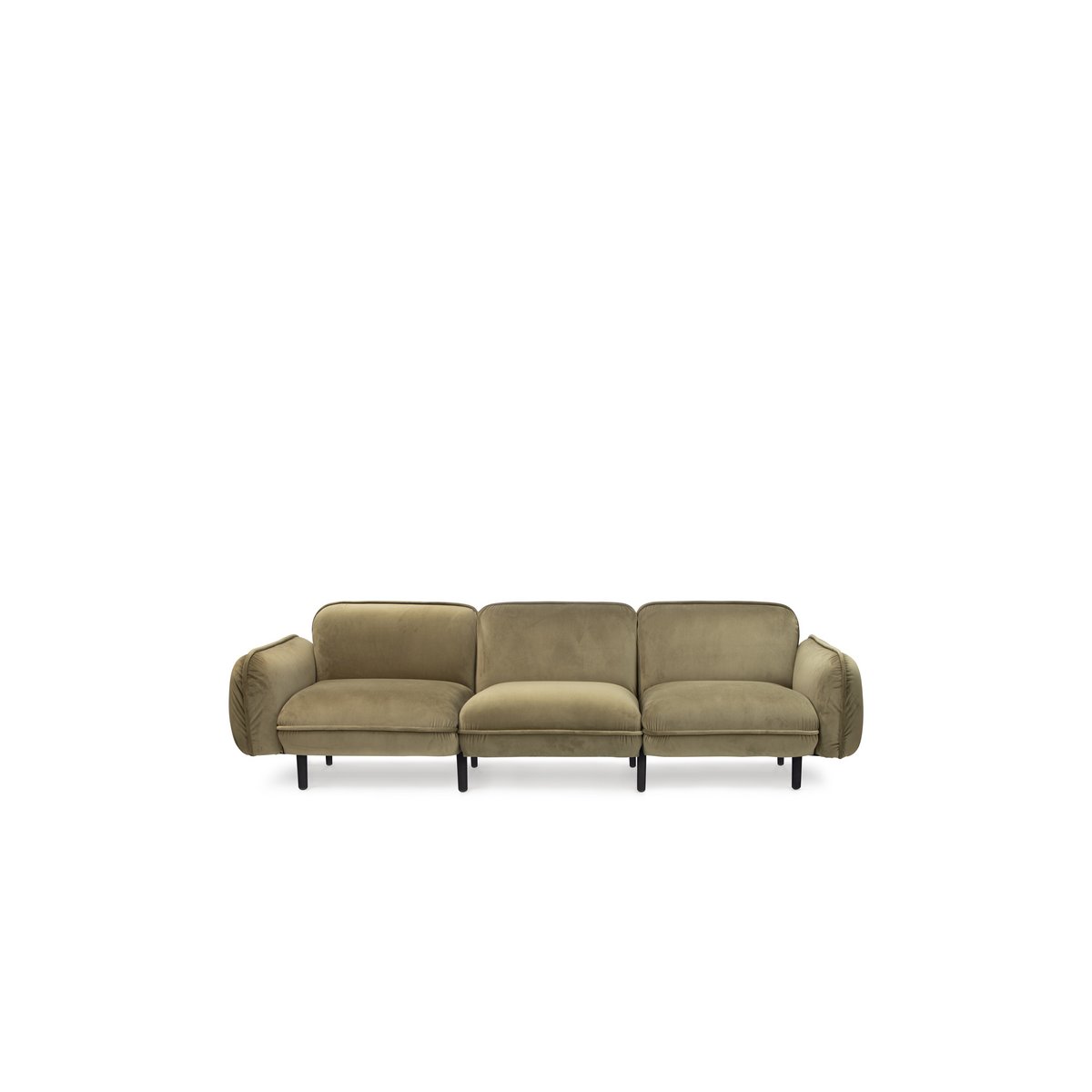 Sofa Bean, zielony welur