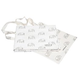 Grey Elephant Table Cloth