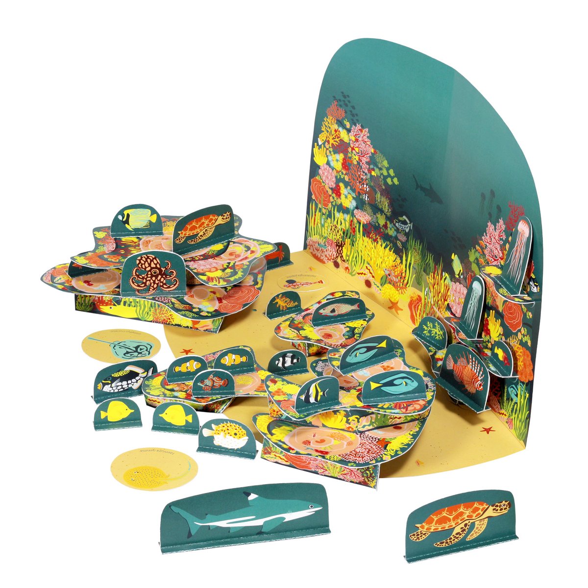 Coral Reef Paper Toy