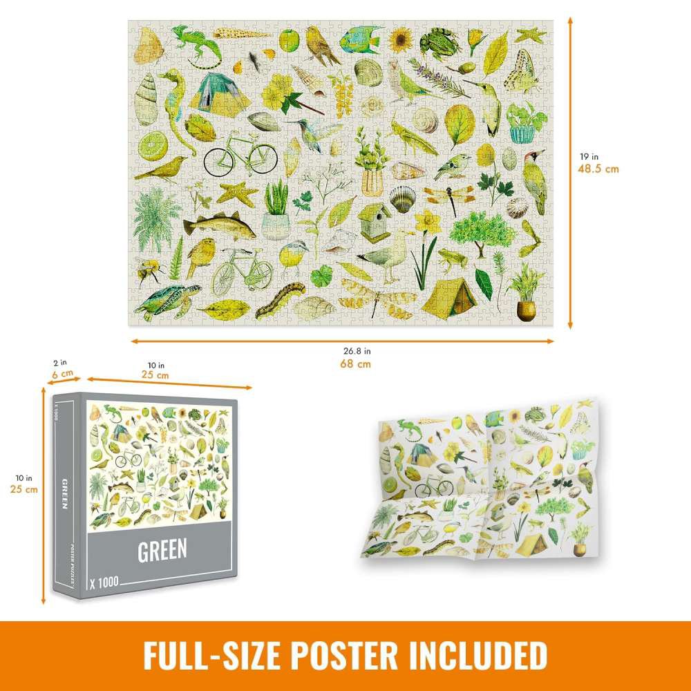 Groene Legpuzzel (1000 stukjes)