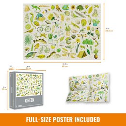 Puzzle Vert (1000 pièces)